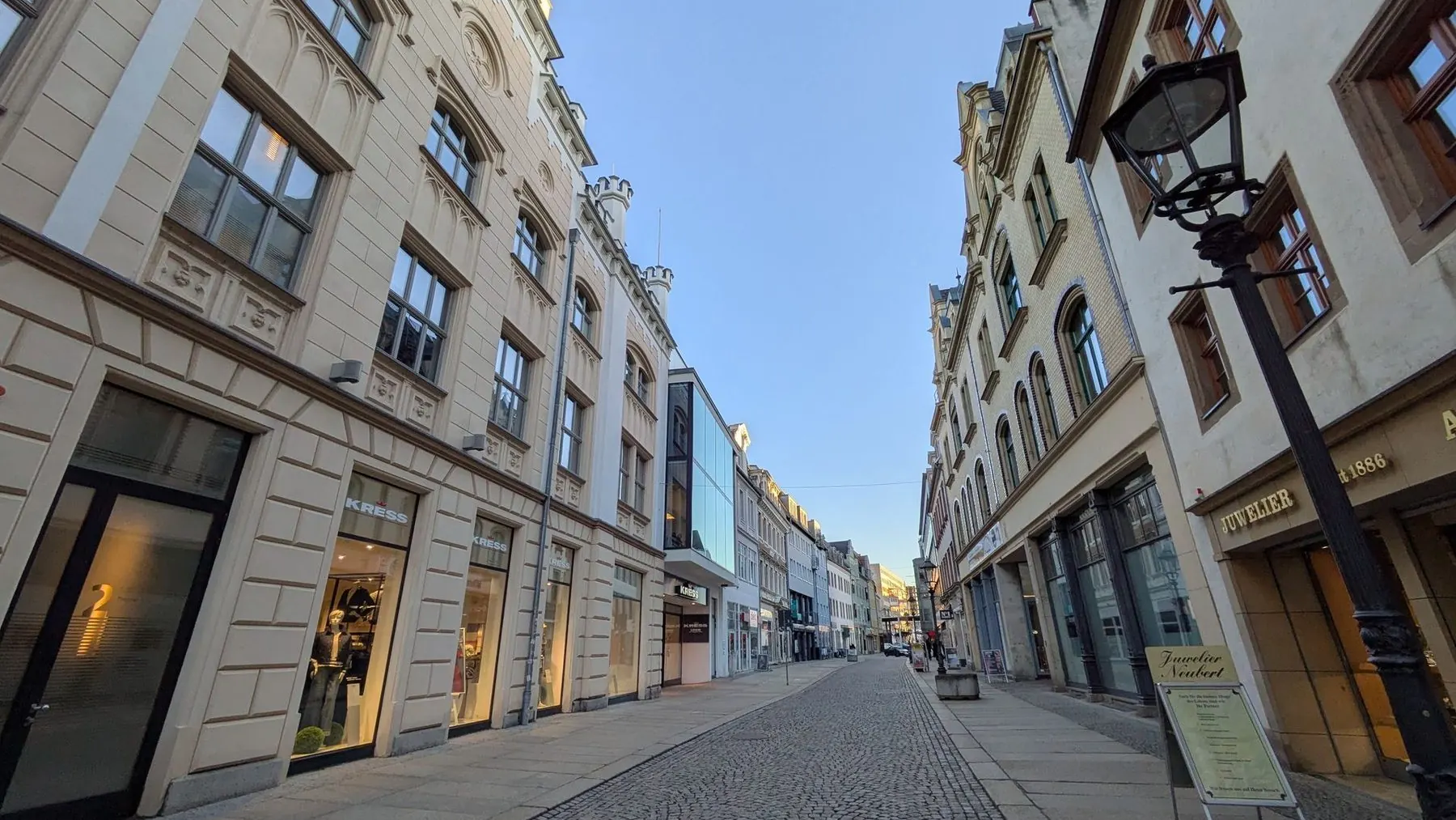 Hauptmarkt in der Zwickauer Innenstadt