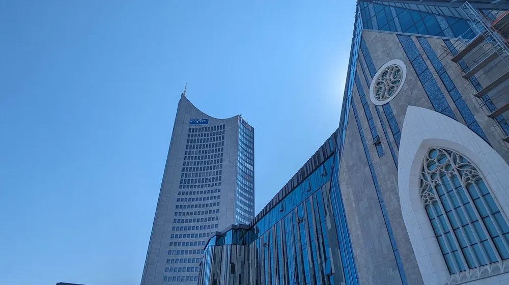Hochhaus Uniriese in Leipzig